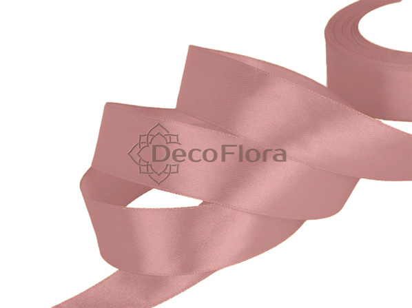 Лента атласная 5cm*20м - 49 - бежево-пудровая